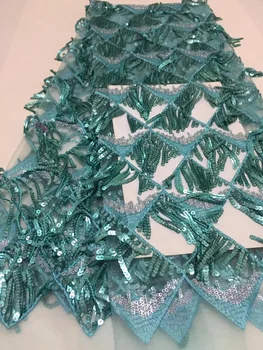 Blue Tulle Lace Fabric High Quality Sequins Fabric Embroidery Tulle Mesh Fabric French Lace For Party Dress CD2096
Blue Tulle Lace Fabric High Quality Sequins Fabric Embroidery Tulle Mesh Fabric French Lace For Party Dress CD2096