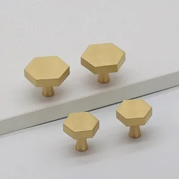 Brass Hexagon Knobs Cabinet Knob Handle Dresser Knobs Drawer Pulls Handles Antique Kitchen Furniture Hardware
Brass Hexagon Knobs Cabinet Knob Handle Dresser Knobs Drawer Pulls Handles Antique Kitchen Furniture Hardware