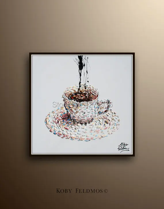 Hand Painted Coffee Cup Wall Art Decor New Idea Design Picture for Home Decor Knife Still Life Oil Painting
Hand Painted Coffee Cup Wall Art Decor New Idea Design Picture for Home Decor Knife Still Life Oil Painting