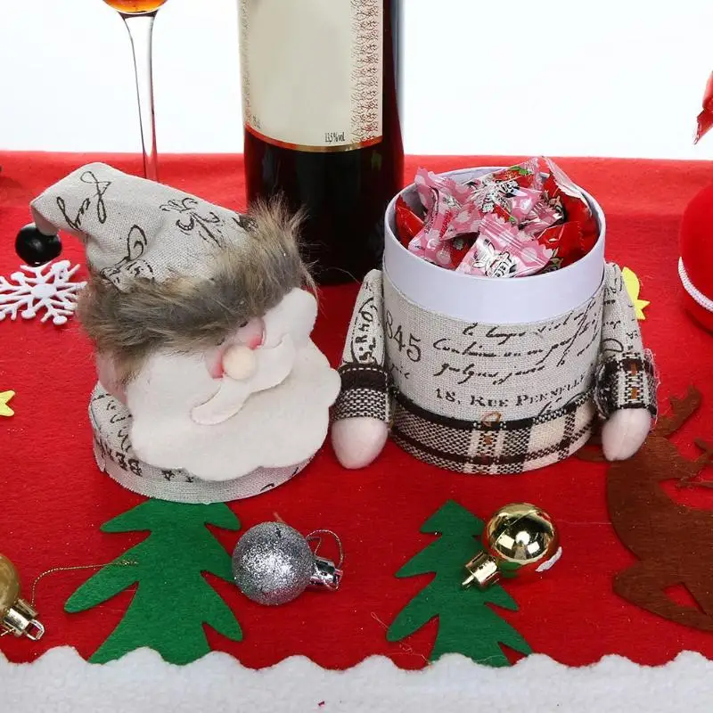 christmas gift boxs kids candy jar bottle christmas decoration