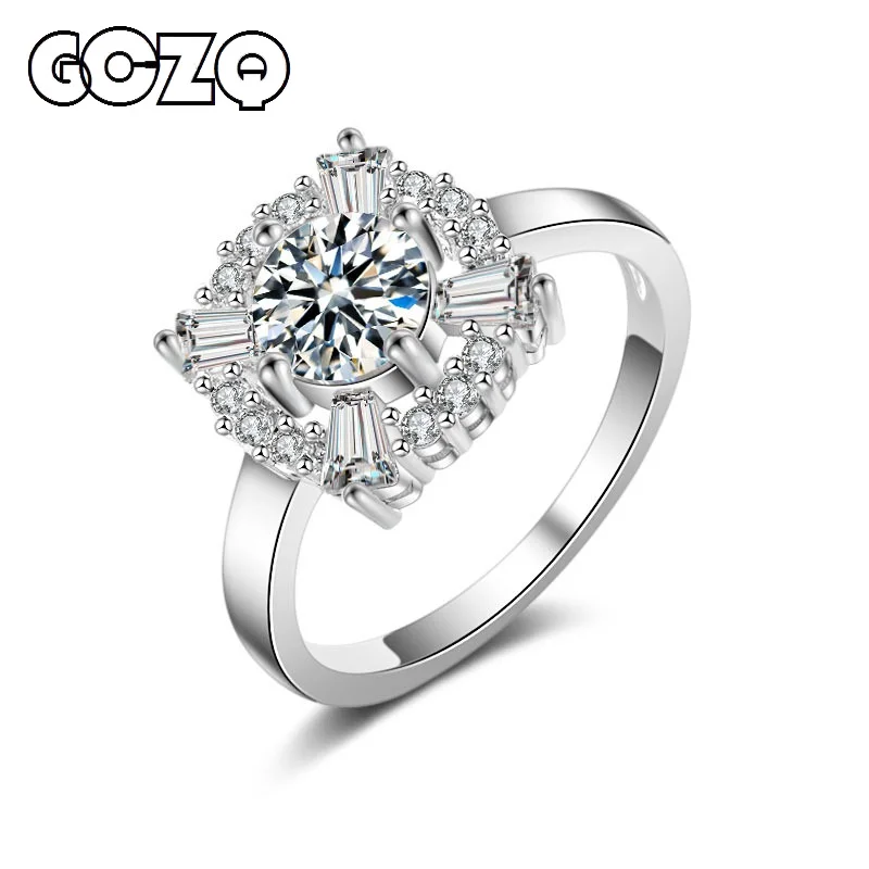 GCZQ AAA Zircon Crystals wedding rings for women white gold color engagement rings female anel fashion Jewelry top quality
GCZQ AAA Zircon Crystals wedding rings for women white gold color engagement rings female anel fashion Jewelry top quality
