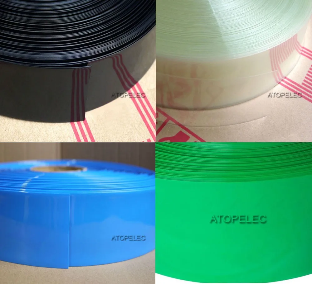 Wide 80MM / Diameter 50MM PVC 2:1 Heat Shrink Tubing Battery Wrap Selectable Color
Wide 80MM / Diameter 50MM PVC 2:1 Heat Shrink Tubing Battery Wrap Selectable Color