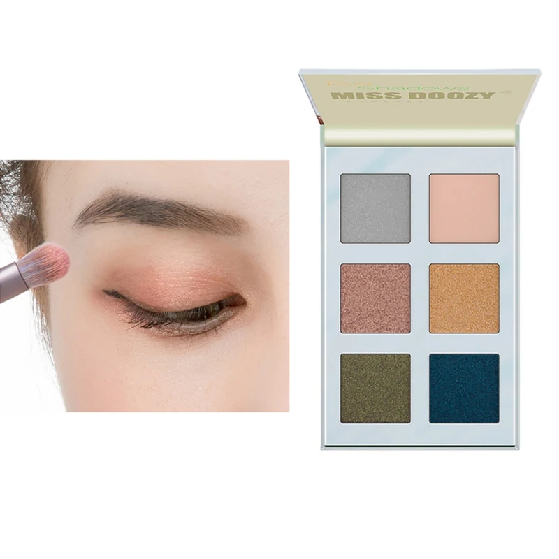 2020 Smooth Creamy Powder Eyeshadow Palette 6 Colors Eye Shadow Makeup Matte Color Eye Shadow Shimmer Nude Pigment
2020 Smooth Creamy Powder Eyeshadow Palette 6 Colors Eye Shadow Makeup Matte Color Eye Shadow Shimmer Nude Pigment