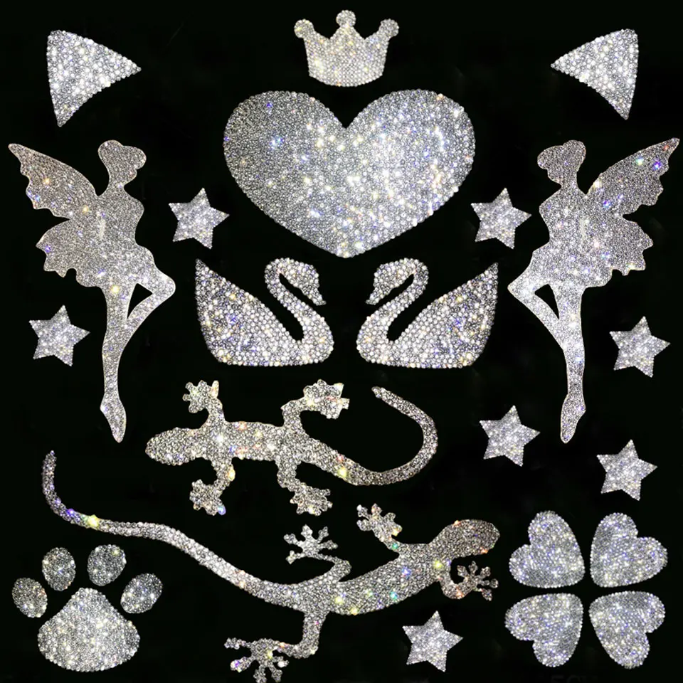 Car Swan Crystal Full Diamond Inlaid Rhinestone Big Gecko Safe Car Stickers Love Diamond Sticker Snowflake Car Accessoires Decor
Car Swan Crystal Full Diamond Inlaid Rhinestone Big Gecko Safe Car Stickers Love Diamond Sticker Snowflake Car Accessoires Decor