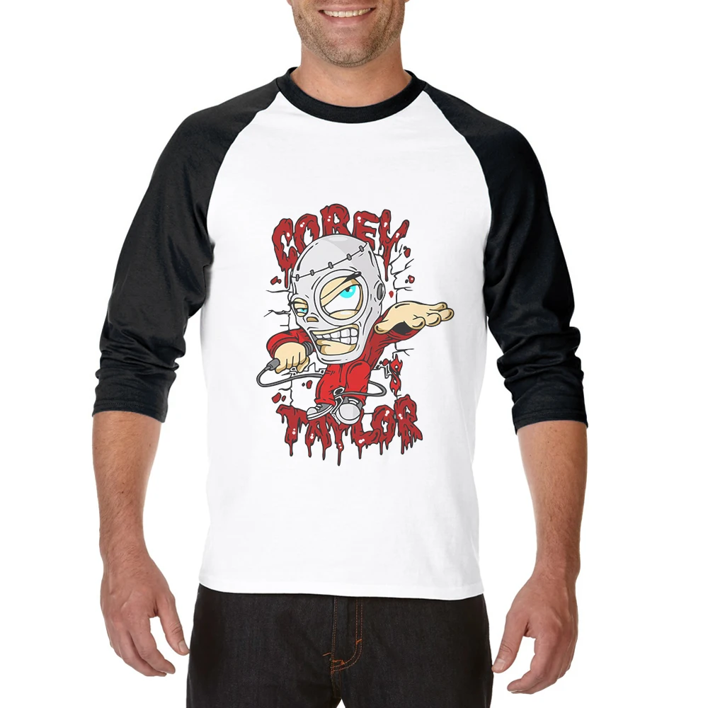 Hot Sale Fashion Men T Shirts Slipknot Printed Three Quarter Raglan Sleeves Hipster Tops Tee Cotton Man T-Shirt Mens Clothing
Hot Sale Fashion Men T Shirts Slipknot Printed Three Quarter Raglan Sleeves Hipster Tops Tee Cotton Man T-Shirt Mens Clothing