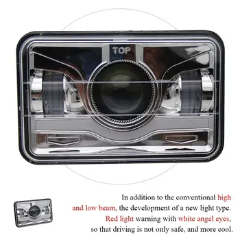 4"x6" inch LED Headlights LED Light Bulb Crystal Clear Sealed HeadLamp 4x6 inch led headlight H4 LED Headlight DOT Approved x4
4"x6" inch LED Headlights LED Light Bulb Crystal Clear Sealed HeadLamp 4x6 inch led headlight H4 LED Headlight DOT Approved x4