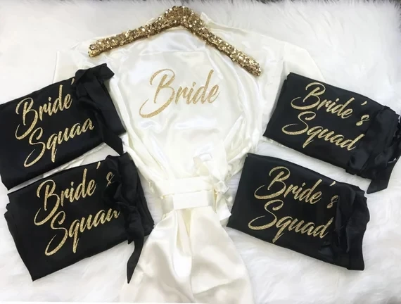 personalize Bride Squad wedding mother of the bride groom satin pajamas robes,bride Bachelorette kimonos gowns gifts
personalize Bride Squad wedding mother of the bride groom satin pajamas robes,bride Bachelorette kimonos gowns gifts