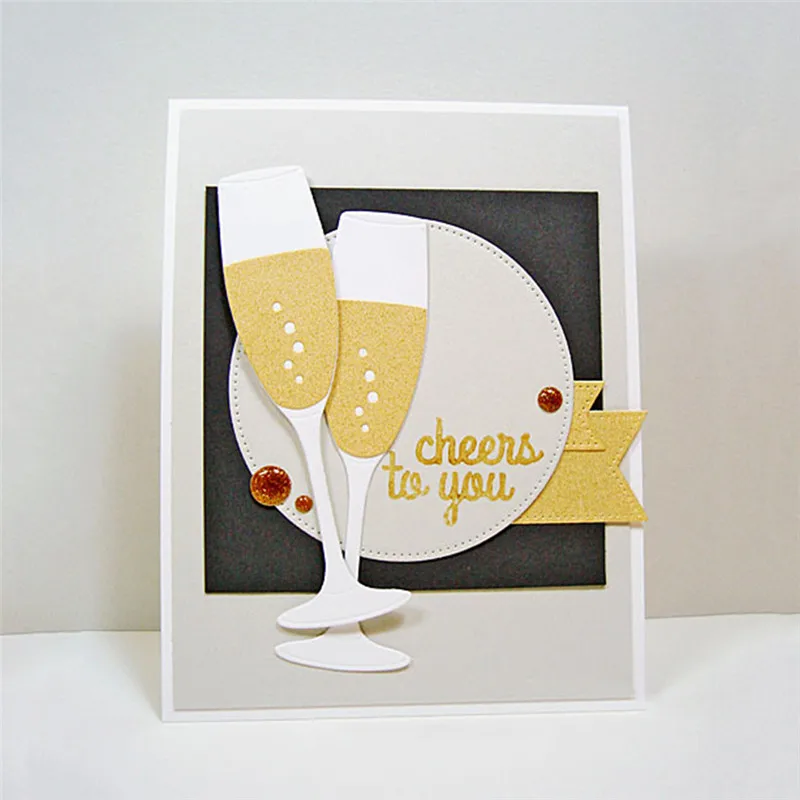 InLoveArts Cheers Metal Cutting Dies Goblet for Scrapbooking Champagne Glass Card Making Paper Craft Embossing Punch Diecut
InLoveArts Cheers Metal Cutting Dies Goblet for Scrapbooking Champagne Glass Card Making Paper Craft Embossing Punch Diecut