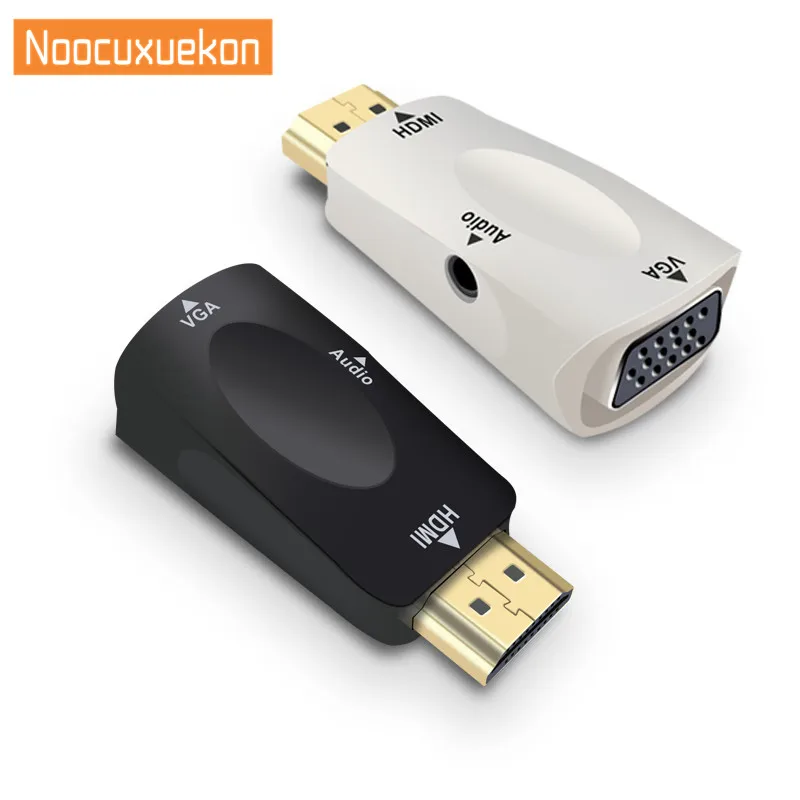 For HDMI To VGA Adapter Converter Cable With Audio Cable Support HD 1080P For PC Laptop With Retail Package
For HDMI To VGA Adapter Converter Cable With Audio Cable Support HD 1080P For PC Laptop With Retail Package