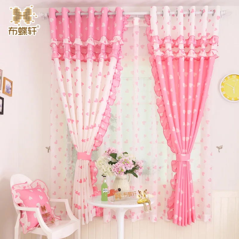 Hot Sale! Korean Style Pink Rose Design Cartoon Curtains For Children Girls Living Room Bedroom Cute Flounce Shades Customized
Hot Sale! Korean Style Pink Rose Design Cartoon Curtains For Children Girls Living Room Bedroom Cute Flounce Shades Customized