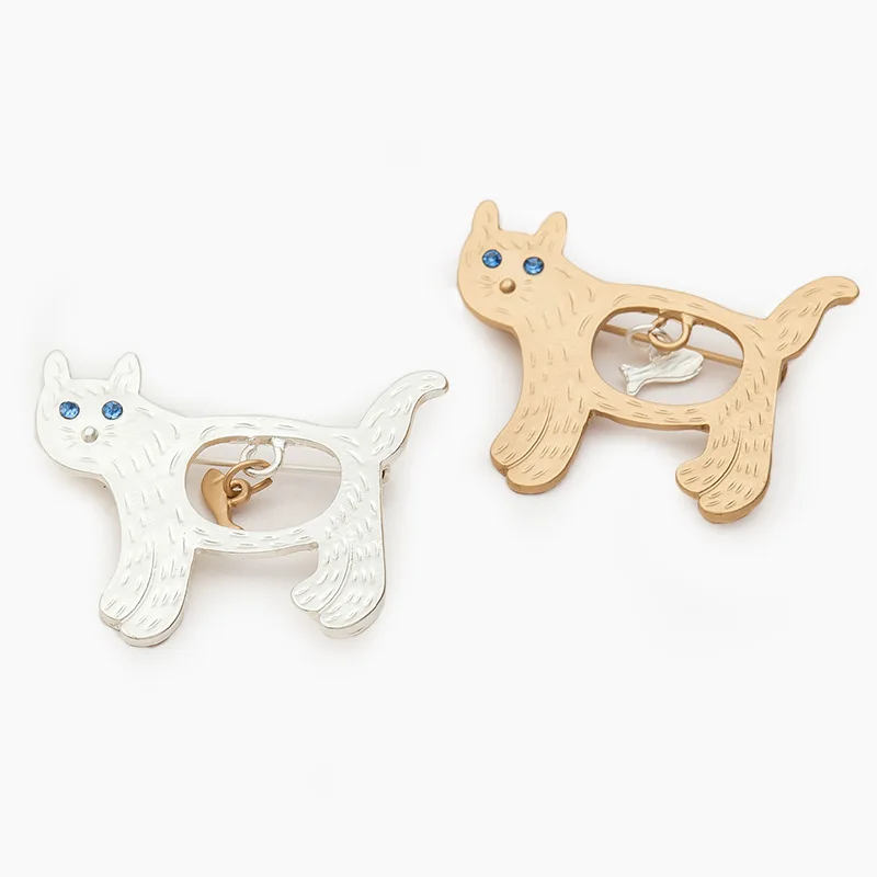 10 pieces/lot Crystal Eye Cat Fish Brooch Pins Women Men Hollow Animal Brooch Pins Gold Silver Plated Jewelry For Clothes
10 pieces/lot Crystal Eye Cat Fish Brooch Pins Women Men Hollow Animal Brooch Pins Gold Silver Plated Jewelry For Clothes