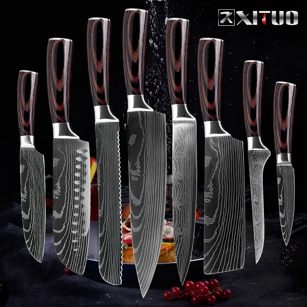 XITUO chef knife kitchen japan cleaver knife cuchillos de cocina kitchen tools butcher sashimi knife garmny santoku Slicing Tool
XITUO chef knife kitchen japan cleaver knife cuchillos de cocina kitchen tools butcher sashimi knife garmny santoku Slicing Tool