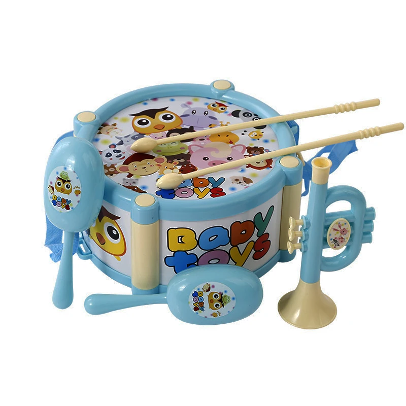 Children Toys Music Instrument Set Hand Drum Horn Hammer Baby Girls Boys Beat Percussion Early Education Learning Toys Gifts
Children Toys Music Instrument Set Hand Drum Horn Hammer Baby Girls Boys Beat Percussion Early Education Learning Toys Gifts
