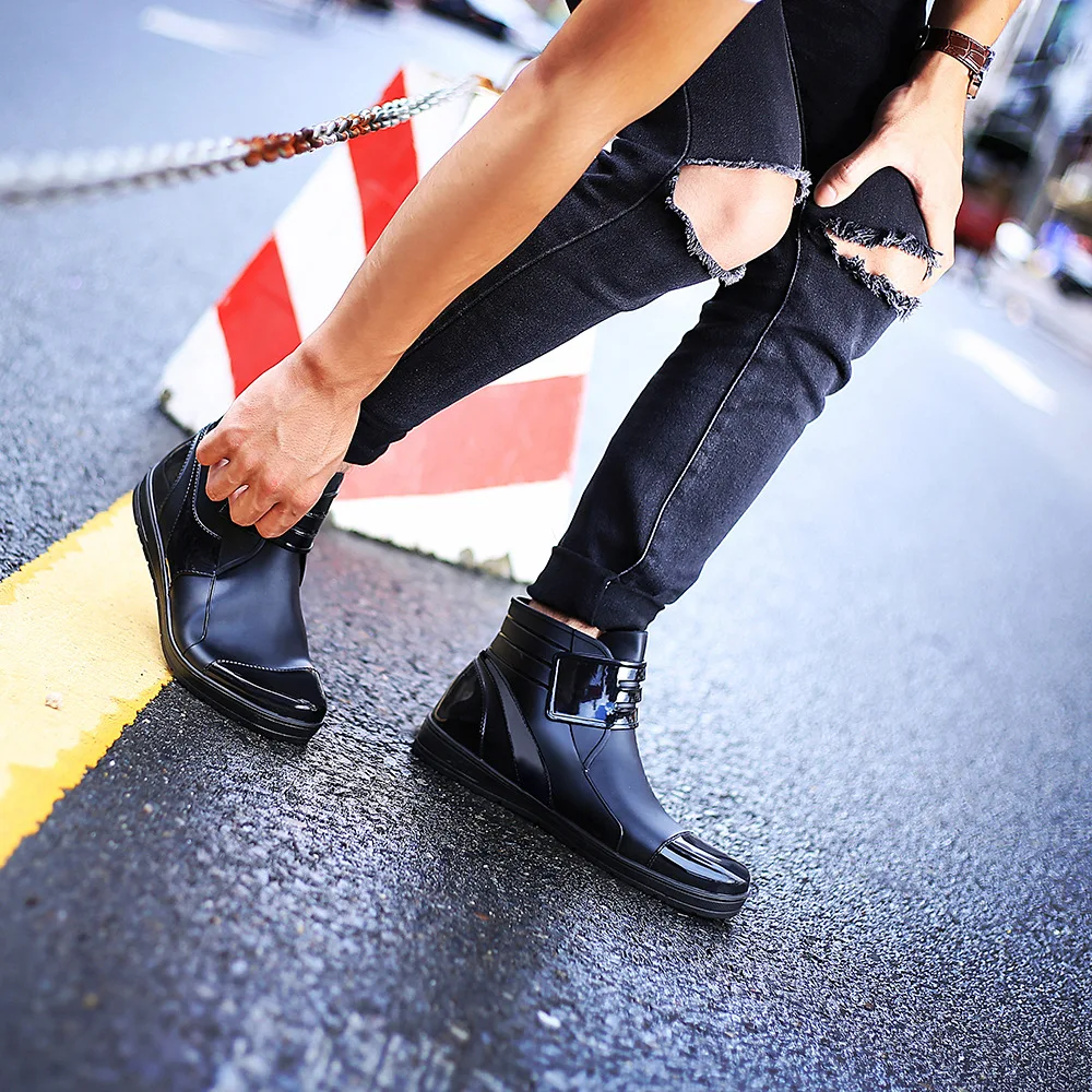 2019 spring new short rain boots men's low rain boots non-slip waterproof shoes rubber shoes fashion trend water boots -1
2019 spring new short rain boots men's low rain boots non-slip waterproof shoes rubber shoes fashion trend water boots -1