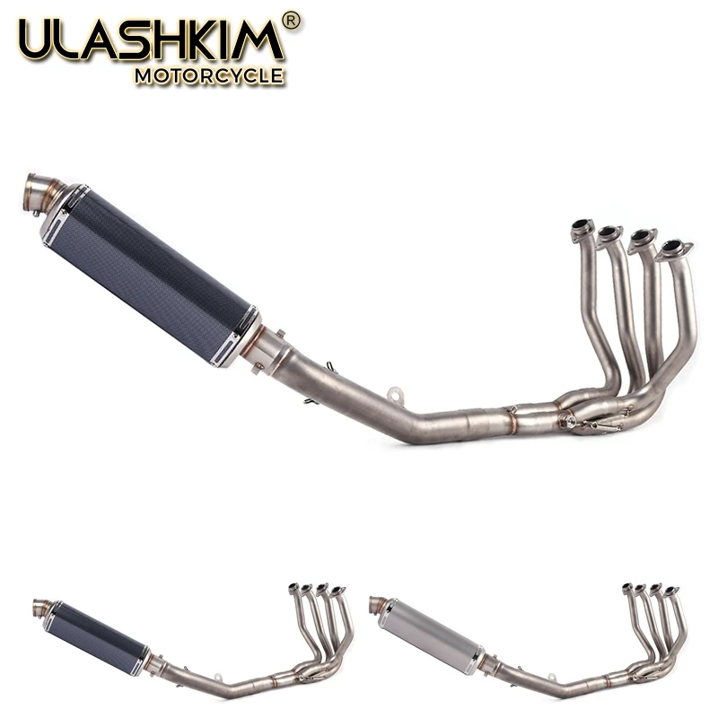 Motorcycle Full System Exhaust Muffler Modified Middle Link Pipe Slip On For kawasaki Z800 2013 2014 2015 2016
Motorcycle Full System Exhaust Muffler Modified Middle Link Pipe Slip On For kawasaki Z800 2013 2014 2015 2016
