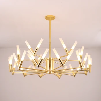 gold chandelier Nordic luxury fashion living room chandelier postmodern personality hotel bedroom chandelier light fixtures
gold chandelier Nordic luxury fashion living room chandelier postmodern personality hotel bedroom chandelier light fixtures