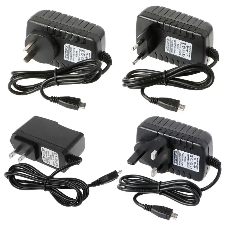 EU/US/UK/AU Plug 5V 2.5A Power Charger Adapter Micro USB Charging Cable For Raspberry Pi 3 2 Model B High Quality C26
EU/US/UK/AU Plug 5V 2.5A Power Charger Adapter Micro USB Charging Cable For Raspberry Pi 3 2 Model B High Quality C26