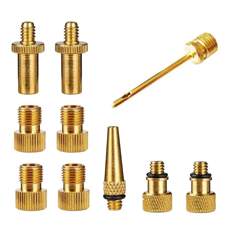 10 Pcs/set Bicycle Valve Adapter for SV/AV/DV Bike Converter Set Conversion Inflator Inflatable Needle
10 Pcs/set Bicycle Valve Adapter for SV/AV/DV Bike Converter Set Conversion Inflator Inflatable Needle