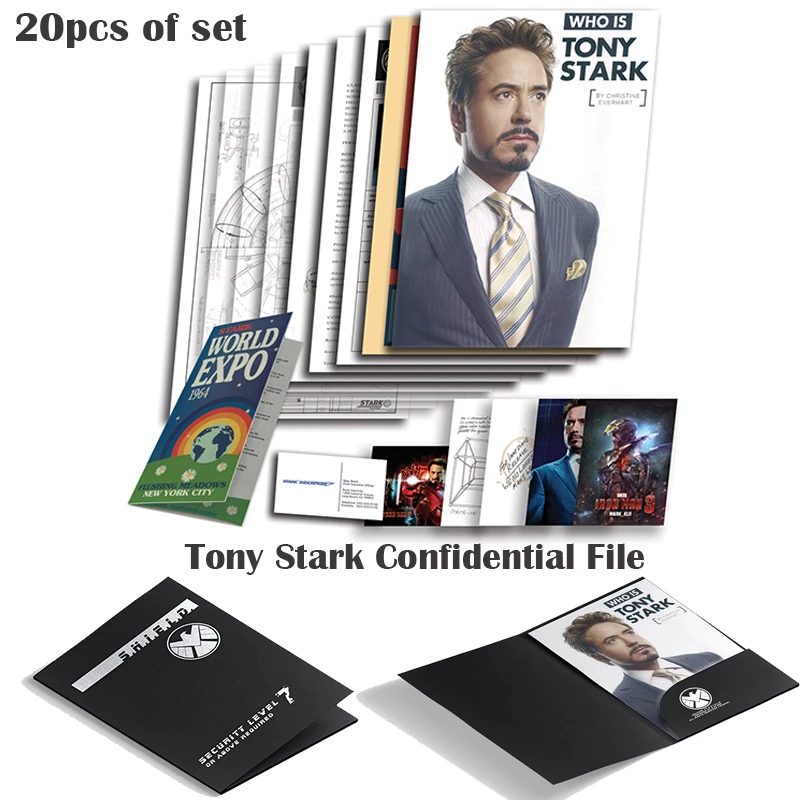 Avengers: Endgame Tony Stark Iron Man SHIELD Confidential Files Folder Agent Cosplay Prop Souvenir Collection Marvel
Avengers: Endgame Tony Stark Iron Man SHIELD Confidential Files Folder Agent Cosplay Prop Souvenir Collection Marvel