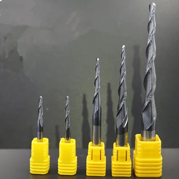 R0.25&0.5&0.75&1.0mm with 3.175mm(1/8")shank Tungsten solid carbide Tapered Ball Nose End Mills and cone cutter HRC55 with coat
R0.25&0.5&0.75&1.0mm with 3.175mm(1/8")shank Tungsten solid carbide Tapered Ball Nose End Mills and cone cutter HRC55 with coat