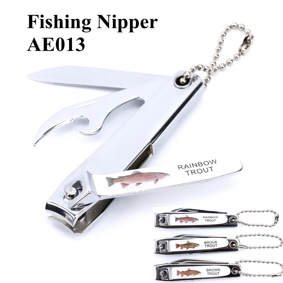 Maximumcatch High Quality 3pcs Fishing Line Nipper Clipper Rainbow/Brook/Brown Pattern Accessory | Спорт и развлечения