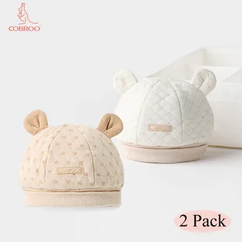 COBROO 100% Cotton 2 Pack Infant Baby Beanie Hats with Cute Bear Ears Design for Autumn Winter 3-9 Months
COBROO 100% Cotton 2 Pack Infant Baby Beanie Hats with Cute Bear Ears Design for Autumn Winter 3-9 Months