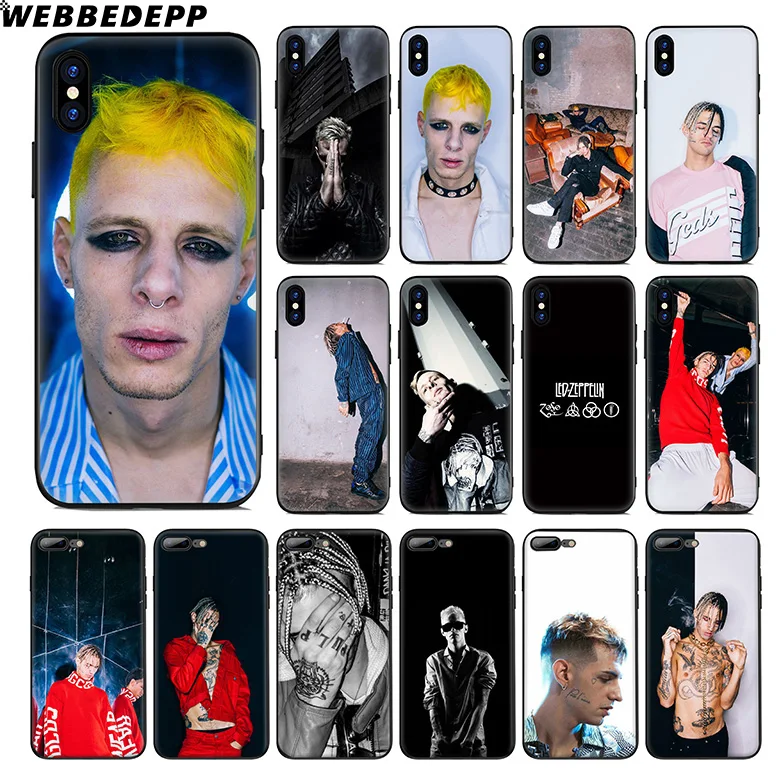 WEBBEDEPP Achille Lauro Rapper Soft Silicone Case for Apple iPhone Xr Xs Max X or 10 8 7 6 6S Plus 5 5S SE Phone Case
WEBBEDEPP Achille Lauro Rapper Soft Silicone Case for Apple iPhone Xr Xs Max X or 10 8 7 6 6S Plus 5 5S SE Phone Case