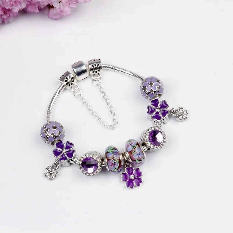 2019 Hot Natural Purple Petal Pendant Bracelet Fashion Diy Creative Gem Beaded Bracelet
2019 Hot Natural Purple Petal Pendant Bracelet Fashion Diy Creative Gem Beaded Bracelet