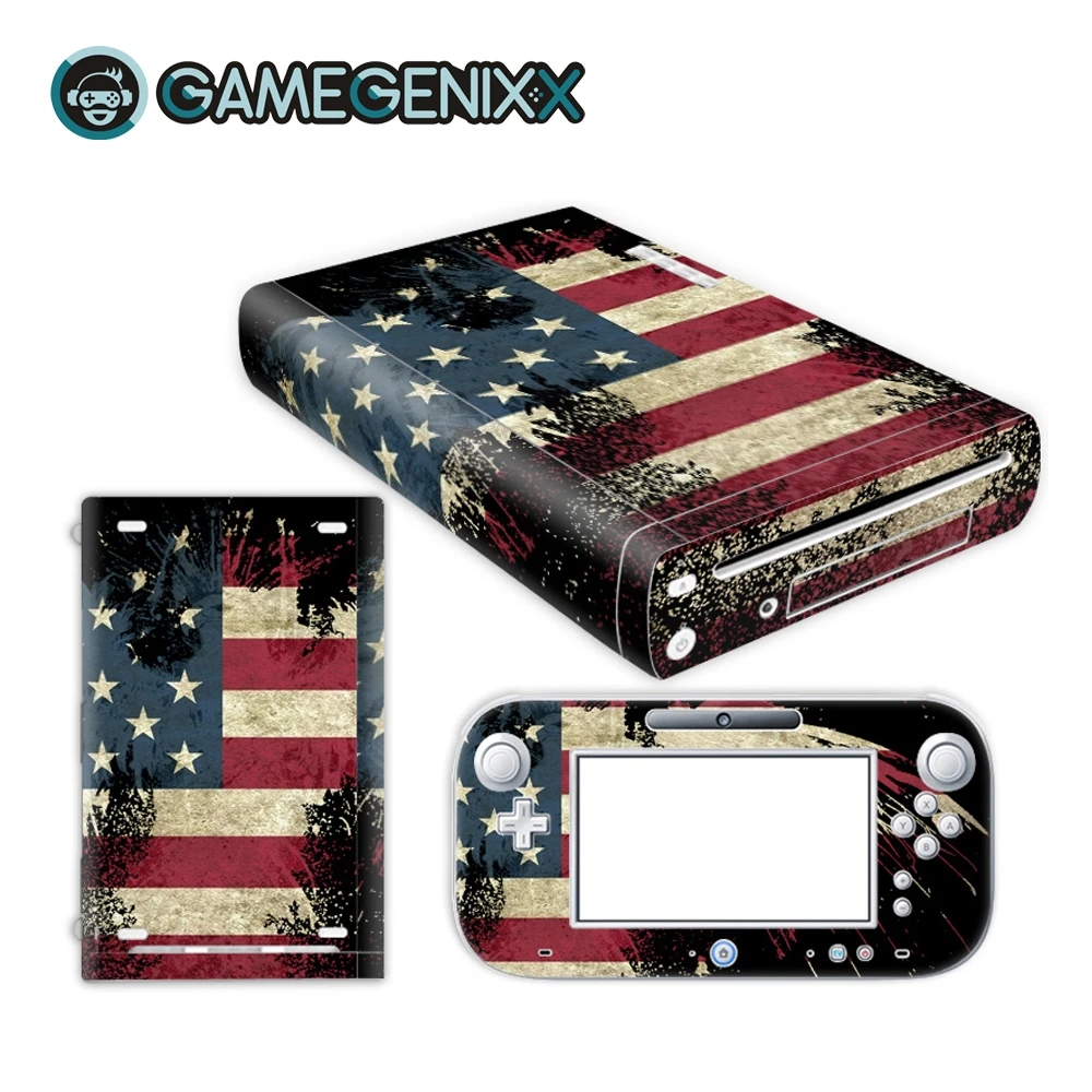 GAMEGENIXX Skin Sticker Vinyl Decal Protective Wrap Cover for Nintendo WiiU - American Flag
GAMEGENIXX Skin Sticker Vinyl Decal Protective Wrap Cover for Nintendo WiiU - American Flag