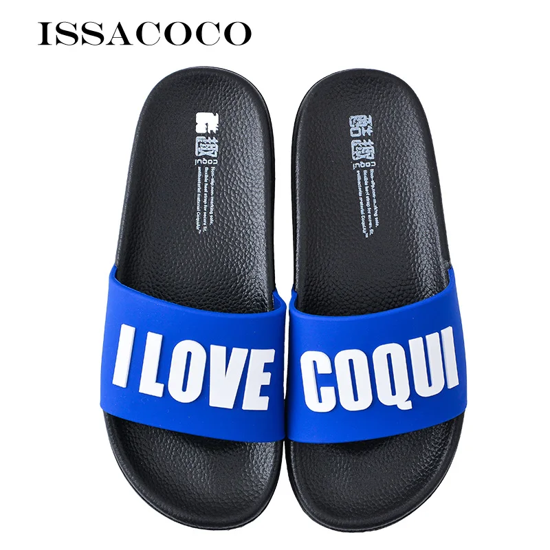 ISSACOCO Women Slippers Home Slippers Summer Couple Slippers Non-slip Slides Bathroom Sandals Upper Letter Women Shoes Pantuflas
ISSACOCO Women Slippers Home Slippers Summer Couple Slippers Non-slip Slides Bathroom Sandals Upper Letter Women Shoes Pantuflas