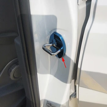 Stainless Steel Door Lock Buckle Protective Cover for Volkswagen Scirocco R Fox up up! CC polo R WRC R-line car-styling 
Stainless Steel Door Lock Buckle Protective Cover for Volkswagen Scirocco R Fox up up! CC polo R WRC R-line car-styling