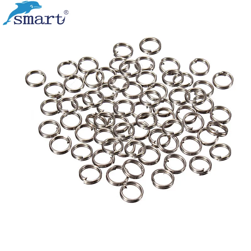 Smart 100pcs/lot Stainless Steel Split Ring for Blank Fishing Lure Diameter 2.5-5.5mm Carp Rig Rings Bait Accesorios Pesca
Smart 100pcs/lot Stainless Steel Split Ring for Blank Fishing Lure Diameter 2.5-5.5mm Carp Rig Rings Bait Accesorios Pesca