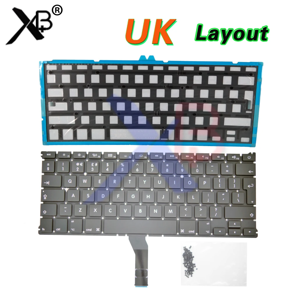 UK standard keyboard/Backlight Backlit+100pcs keyboard screws For MacBook Air 13.3" A1369 A1466 2010-2017Years
UK standard keyboard/Backlight Backlit+100pcs keyboard screws For MacBook Air 13.3" A1369 A1466 2010-2017Years