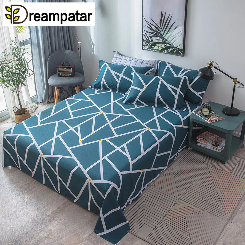 Dreampatar Striped Print 1 PC 100% Cotton Bed Linens Flat Bed Sheet Plain Printed For Single/ Double Bed Twin Queen King BY157B
Dreampatar Striped Print 1 PC 100% Cotton Bed Linens Flat Bed Sheet Plain Printed For Single/ Double Bed Twin Queen King BY157B