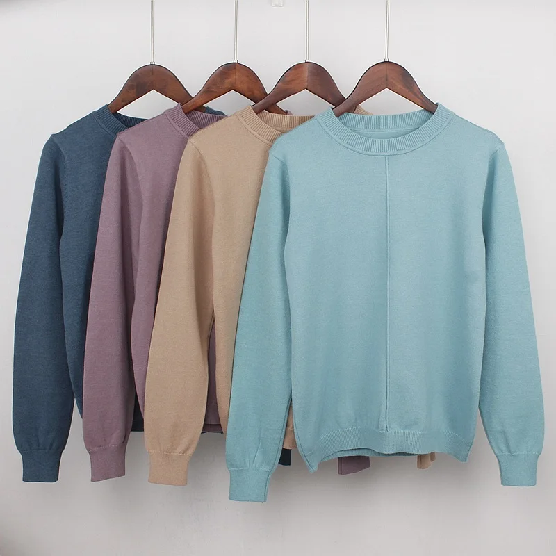 ONLYSVTER O-Neck Women Sweater Autumn Winter Basic Pullover Jumper Fashion Knitted Soft Warm Female Sweater Top
ONLYSVTER O-Neck Women Sweater Autumn Winter Basic Pullover Jumper Fashion Knitted Soft Warm Female Sweater Top