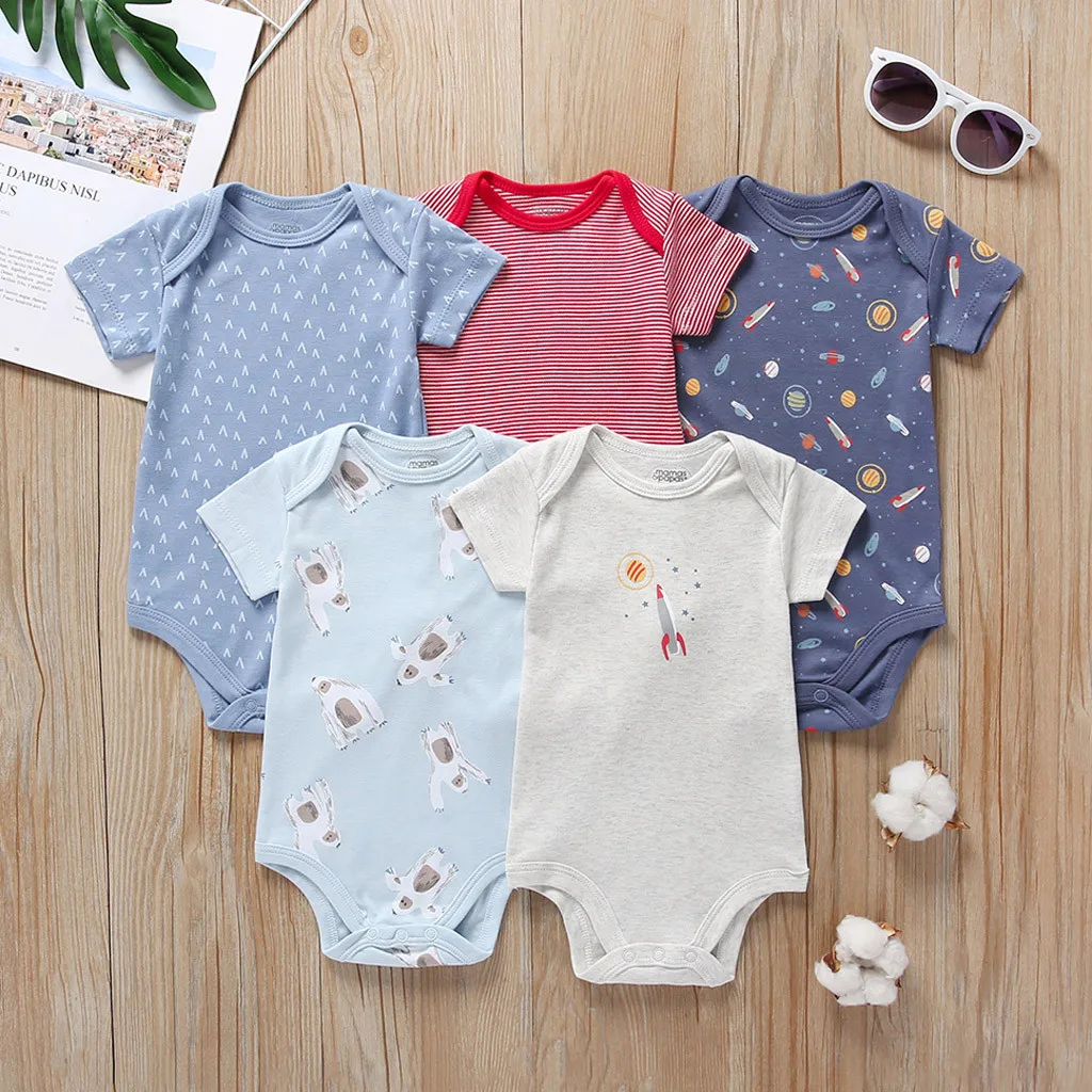 5pc Infant Clothing Newborn Newborn Baby Boy Clothes Girl Boy Bear Rocket Stripe Romper Body Baby Bodysuit Sunsuit
5pc Infant Clothing Newborn Newborn Baby Boy Clothes Girl Boy Bear Rocket Stripe Romper Body Baby Bodysuit Sunsuit