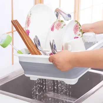 Collapsible Dish Drying Rack Drainer Board Portable Dinnerware Organizer Tableware Storage Rack
Collapsible Dish Drying Rack Drainer Board Portable Dinnerware Organizer Tableware Storage Rack