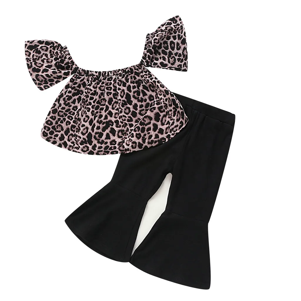 Summer 2019 Baby Girls Sets Child Off Shoulder Leopard Tops+Pants Clothes Kids Clothing toddler Outfits Piece Suit 1-4 Years 4
Summer 2019 Baby Girls Sets Child Off Shoulder Leopard Tops+Pants Clothes Kids Clothing toddler Outfits Piece Suit 1-4 Years 4