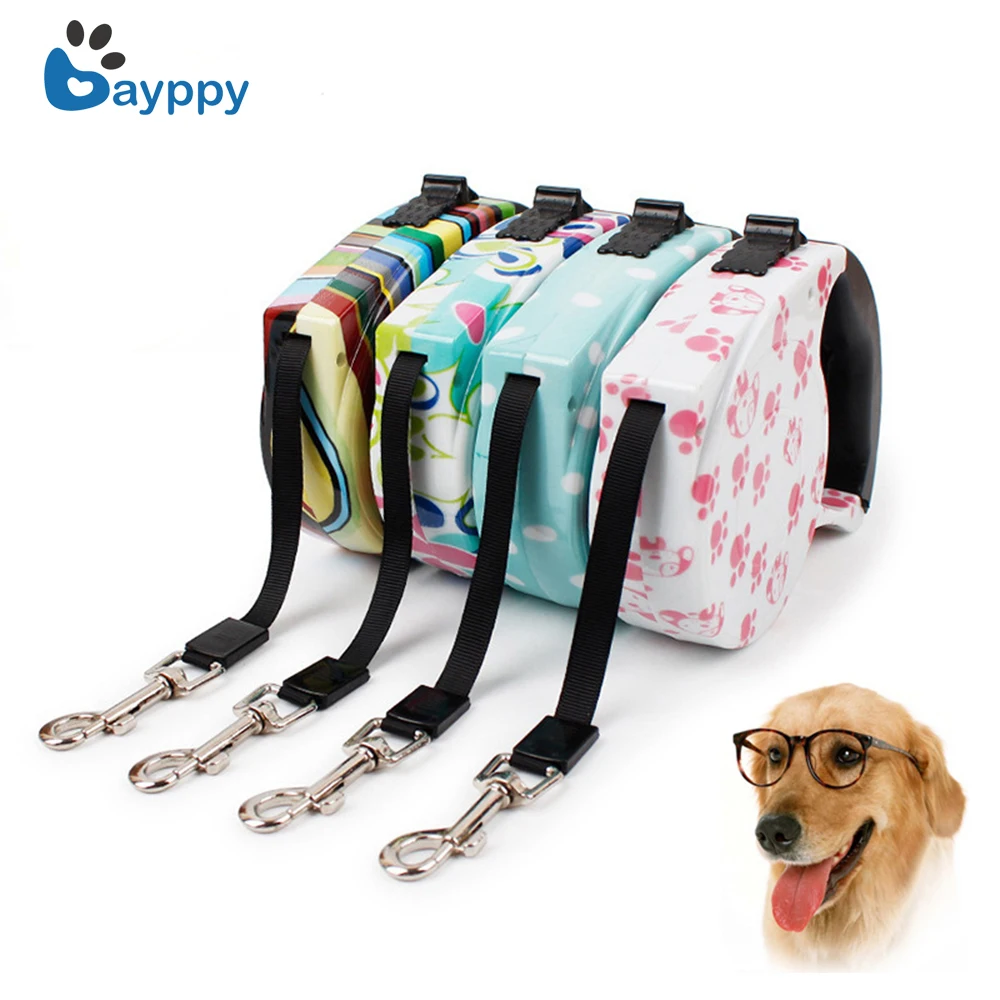 5M Nylon Retractable Dog Leash Extending Puppy Walking Leads Pet Dog Running Leashes Hands Freely Great For Walking Dog
5M Nylon Retractable Dog Leash Extending Puppy Walking Leads Pet Dog Running Leashes Hands Freely Great For Walking Dog