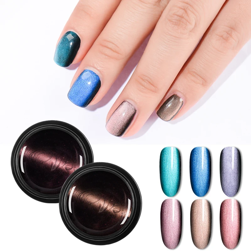 UV Cat Eye Nail Gel Lacquer Meteorite Shiny Glitter Magnetic Cat's Eye Nail Gel Polish 5ml Soak Off UV Gel Varnish Nail Art
UV Cat Eye Nail Gel Lacquer Meteorite Shiny Glitter Magnetic Cat's Eye Nail Gel Polish 5ml Soak Off UV Gel Varnish Nail Art