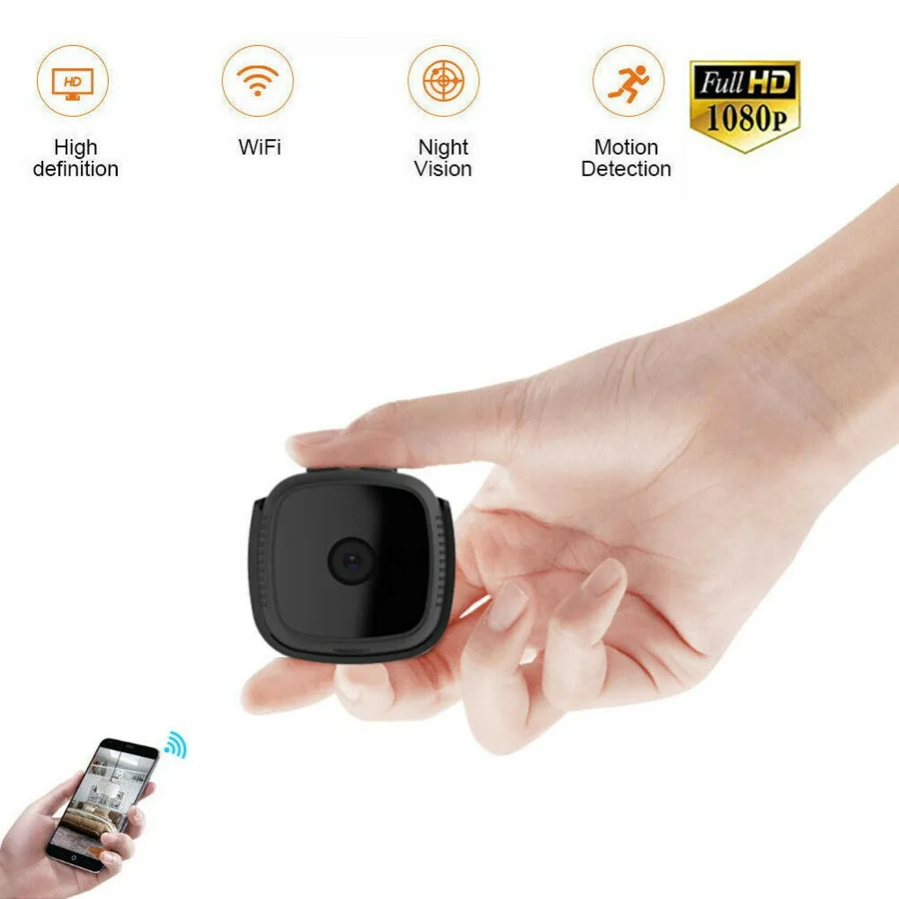 CAMSOY Mini Wifi IP Infrared Night Vision Surveillance Video Camera Wireless HD 1080P DV DVR Security Camcorder Baby Monitor
CAMSOY Mini Wifi IP Infrared Night Vision Surveillance Video Camera Wireless HD 1080P DV DVR Security Camcorder Baby Monitor