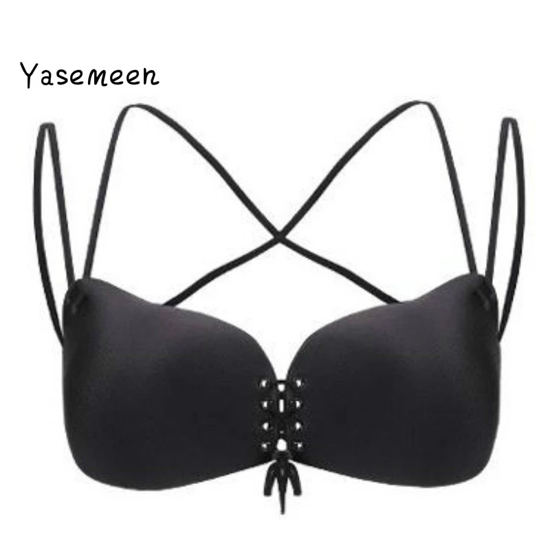 Yasemeen Seamless Cross Back Bra Super Push Up Brassiere Sexy Wireless Women Lingerie Invisible Bra A B C D Cup Available
Yasemeen Seamless Cross Back Bra Super Push Up Brassiere Sexy Wireless Women Lingerie Invisible Bra A B C D Cup Available