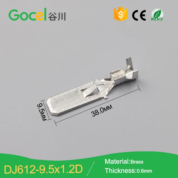 Factory direct Car terminal lugs connector Automative electric component DJ612-9.5*1.2D
Factory direct Car terminal lugs connector Automative electric component DJ612-9.5*1.2D