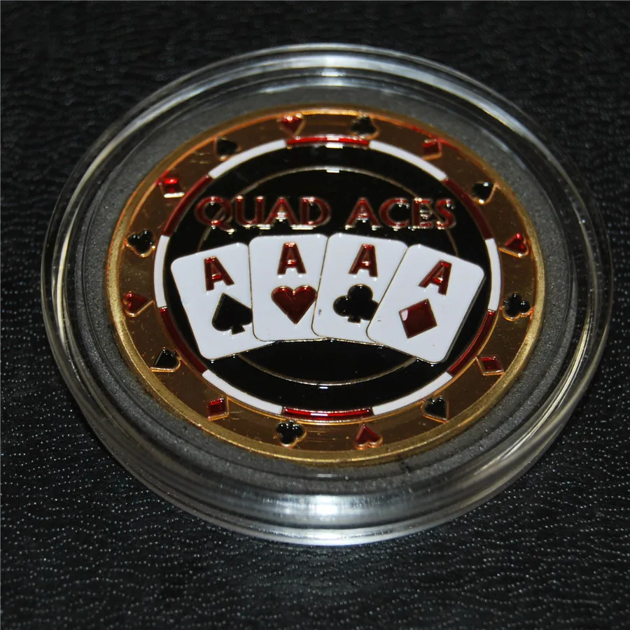 Free Shipping,Metal for Pressing Poker Cards Guard Protector " QUAD ACES" Poker Chips Souvenir Coins
Free Shipping,Metal for Pressing Poker Cards Guard Protector " QUAD ACES" Poker Chips Souvenir Coins