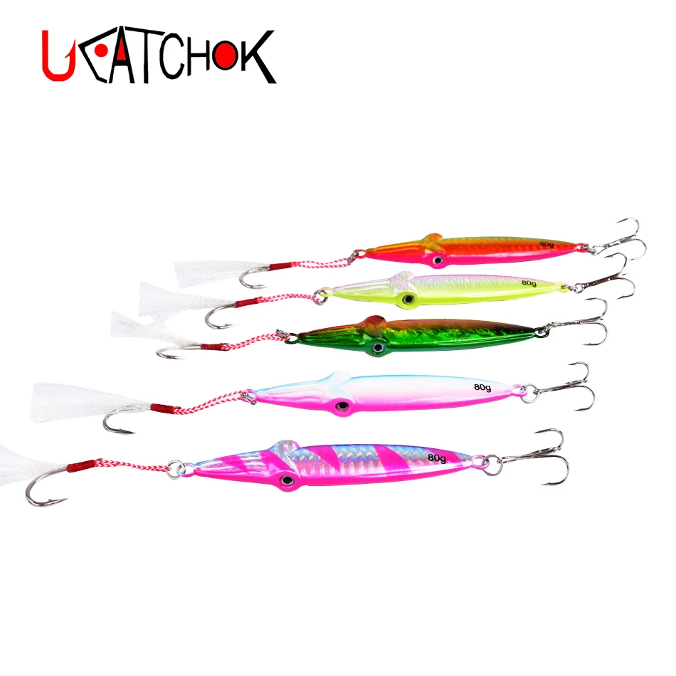 2PCS Luminou Metal Fishing Lure 40g60g80g100g Lead Fishing Baits Metal Jigging Fishing Lure Artificial Hard Bait Fishing Tackle 
2PCS Luminou Metal Fishing Lure 40g60g80g100g Lead Fishing Baits Metal Jigging Fishing Lure Artificial Hard Bait Fishing Tackle
