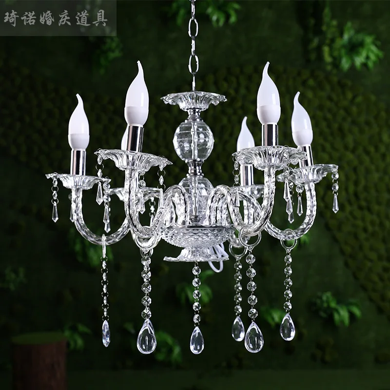 6 heads Wedding crystal chandelier ceilling lamp overhead lights pendant wedding roof decoration.
6 heads Wedding crystal chandelier ceilling lamp overhead lights pendant wedding roof decoration.
