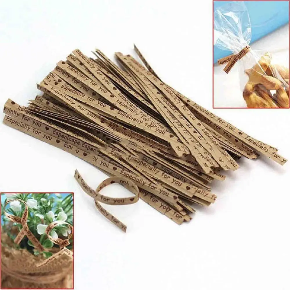 100 Pcs Gift Packing Tie Wrapping Especially Twist Ties Party Wedding Bakery Cookie Candy Bag Letters Pattern Ties
100 Pcs Gift Packing Tie Wrapping Especially Twist Ties Party Wedding Bakery Cookie Candy Bag Letters Pattern Ties