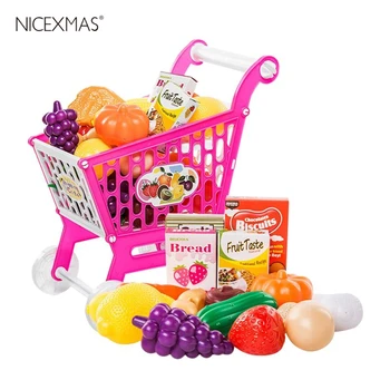17pcs Children's Simulation Trolley with Fruit & Vegetables Trolley Prepend Play Mini Simulation Appliances Kitchen Toys(Red)
17pcs Children's Simulation Trolley with Fruit & Vegetables Trolley Prepend Play Mini Simulation Appliances Kitchen Toys(Red)
