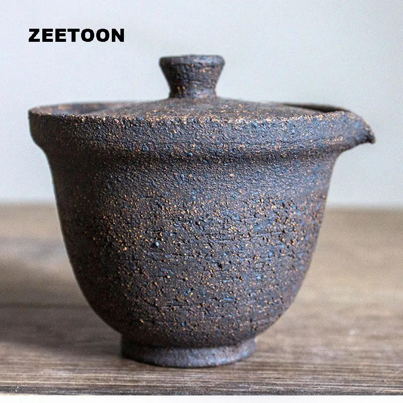 200ML Japanese Vintage Coarse Pottery Teapot Kung Fu Tea Set Gaiwan Tea Bowl Puer Tea Tureen Tea pot Creative Ceramic Home Decor
200ML Japanese Vintage Coarse Pottery Teapot Kung Fu Tea Set Gaiwan Tea Bowl Puer Tea Tureen Tea pot Creative Ceramic Home Decor