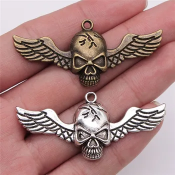 WYSIWYG 3pcs 56x26mm 2 Colors Angel Wings Skeleton Charm Pendant For Jewelry Making Findings
WYSIWYG 3pcs 56x26mm 2 Colors Angel Wings Skeleton Charm Pendant For Jewelry Making Findings